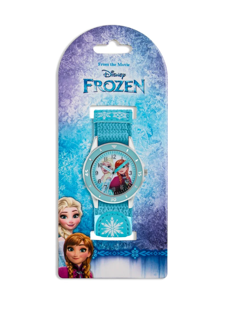 Disney Disney Frozen Blue Fabric Strap Girls Watch - FZN5014