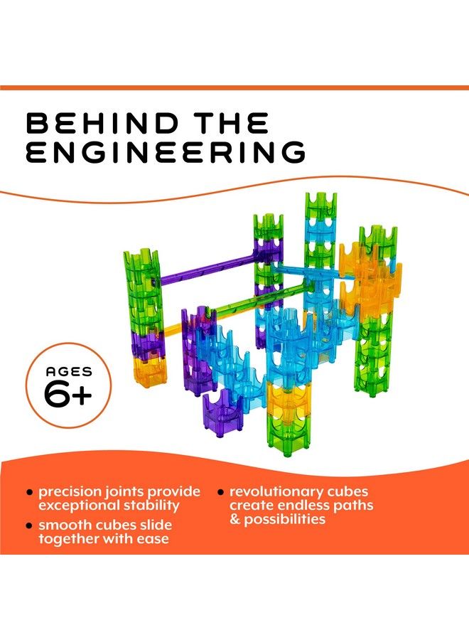 Mindware مجموعة صانع القضبان كيوبيماز الجيل التالي من متاهة الرخام ألعاب أطفال STEM مسار الرخام موصى به للأعمار 6+ هدية تعليمية للأولاد والبنات - Image 5