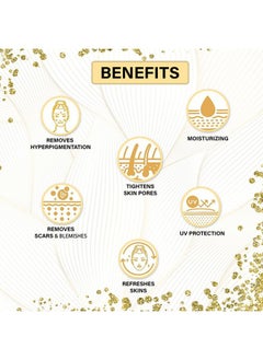 LILIUM Gold Face Gel 100G For Younger Looking Skin Extra Glow & Fair Complexion Oily & Dry Skin Women & Men All Skin Type Paraben & Sulfate Free  - Image 4