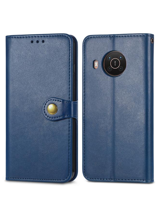 اس-توب جراب هاتف Nokia X10 / X20 بتصميم كلاسيكي بلون سادة مصنوع من الجلد - Image 2