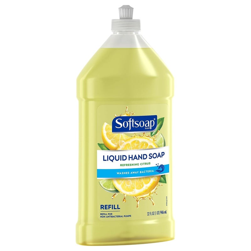 Softsoap Liquid Hand Soap Refill, Refreshing Citrus with Lemon Scent - 32 Fluid Ounce - Image 2