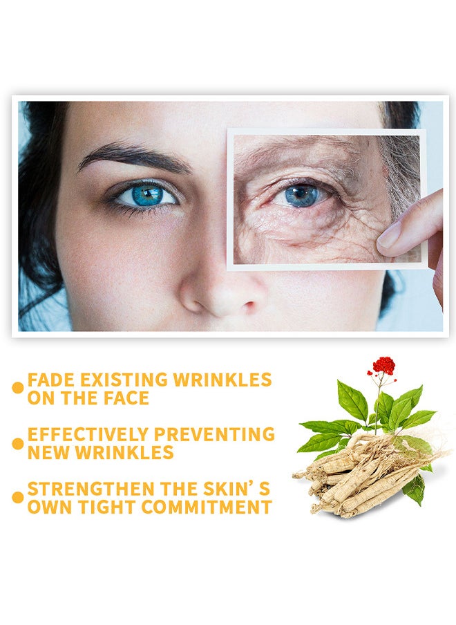 EELHOE - Ginseng And Niacinamide Anti-Wrinkle Essence, Ginseng Anti Ageing Serum For Women, Fade The Eyes Of Fine Lines And Lines, Tighten The Face, Moisturize The Skin Essence - Image 1