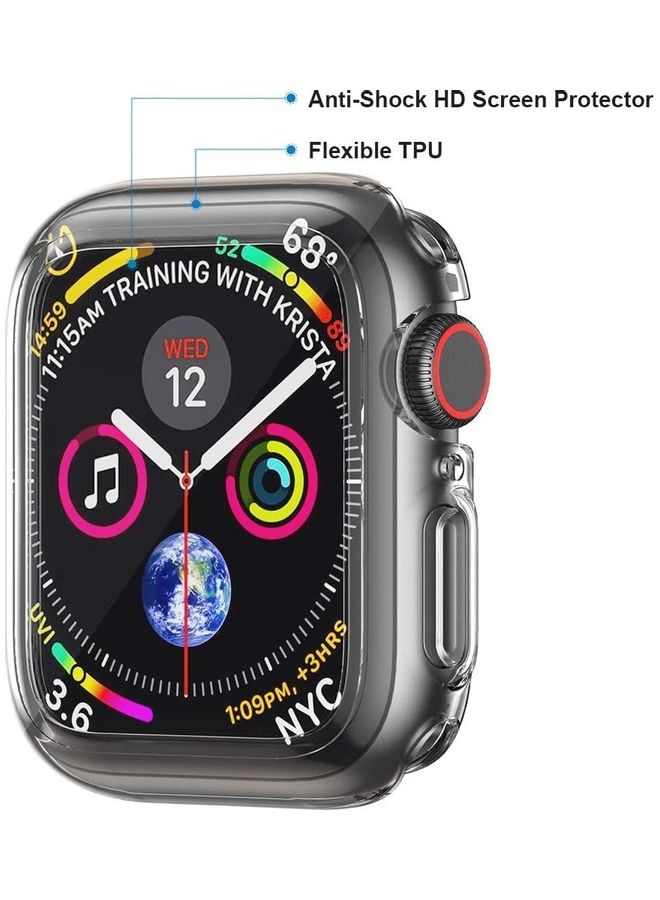 ICS Protective Case For Apple Watch Series 4 38mm Clear - Image 2