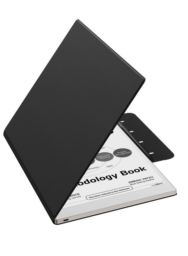 MoKo Case for Remarkable Paper Pro 2024 11.8", Lightweight Ultra-Thin Magnetic Case with Wide Pen Protective Clasp, Auto Sleep/Wake for Remarkable Pro 11.8", Black Notebook - Image 1