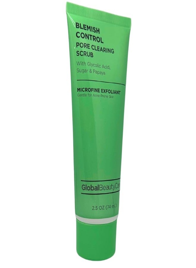 Global Beauty Care Blemish Control Pore Clearing with Glycolic Acid Scrub Sugar & Papaya 2.5fl oz 74ml 1 count