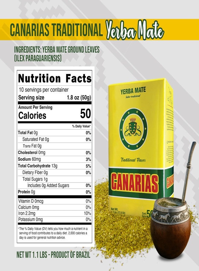 canarias Traditional Canary Yerba Mate 500G - Image 2