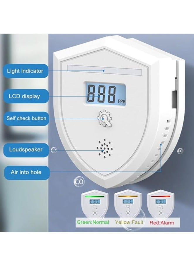 general Portable Carbon Monoxide Detector - Carbon Monoxide Detector Alarm for Travel, Carbon Monoxide Detector with Digital Display for Apartment/Home/Kitchen, Easy to Read and Install  - Image 3