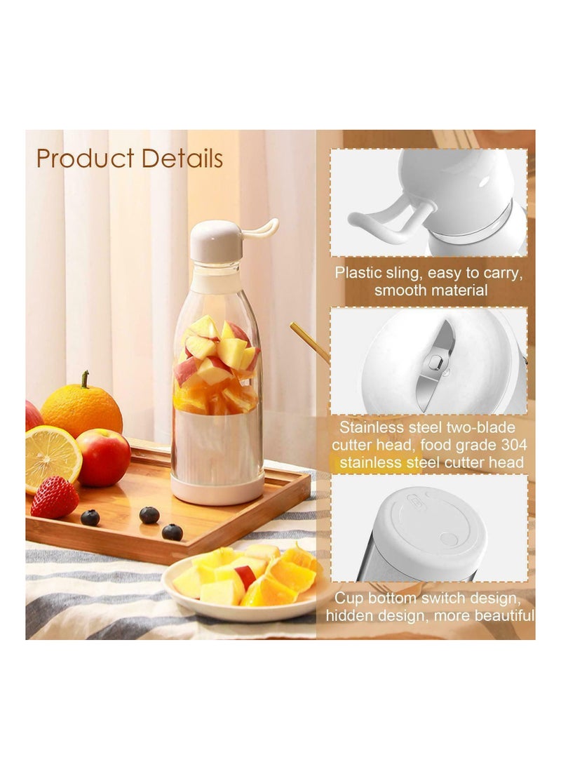 Generic - Portable Juicer Blender Machine, Electric Juicer Kettle Bottle for Shakes, Mini Fruit Battery Rechargeable USB Blender Smoothie Maker - Image 1