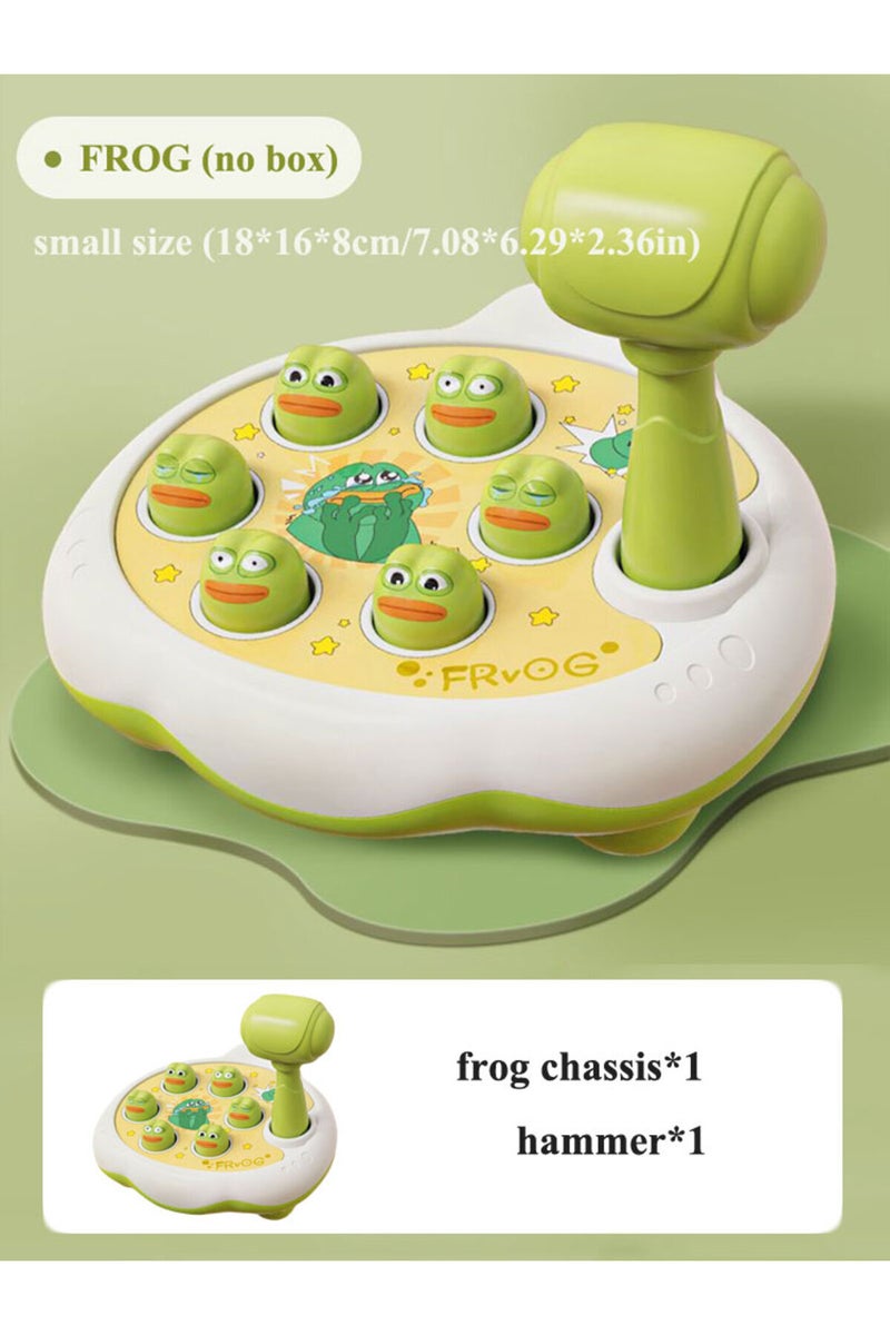 erorex frog no box Duck/Frog/Pig Baby Toy Montessori Learning Game Educational Puzzle Gift for 12 24 Months - Image 1