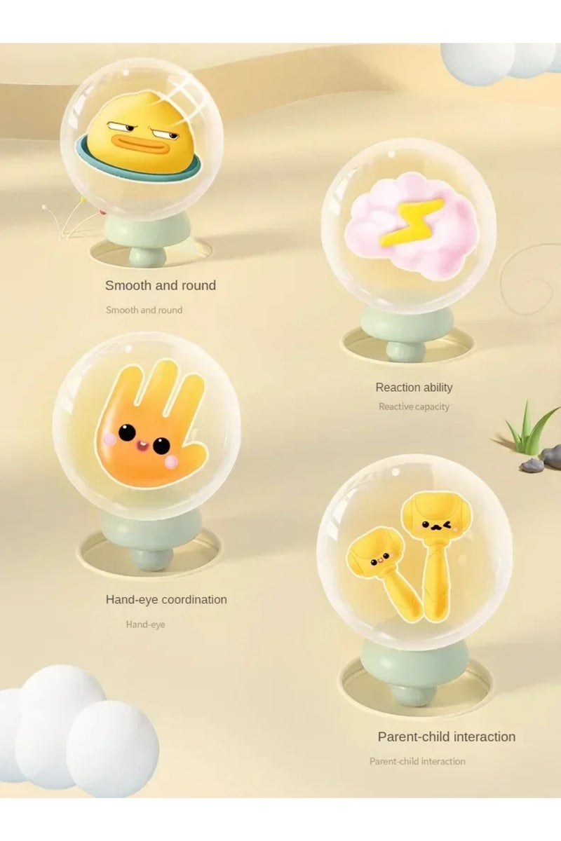 erorex frog no box Duck/Frog/Pig Baby Toy Montessori Learning Game Educational Puzzle Gift for 12 24 Months - Image 3