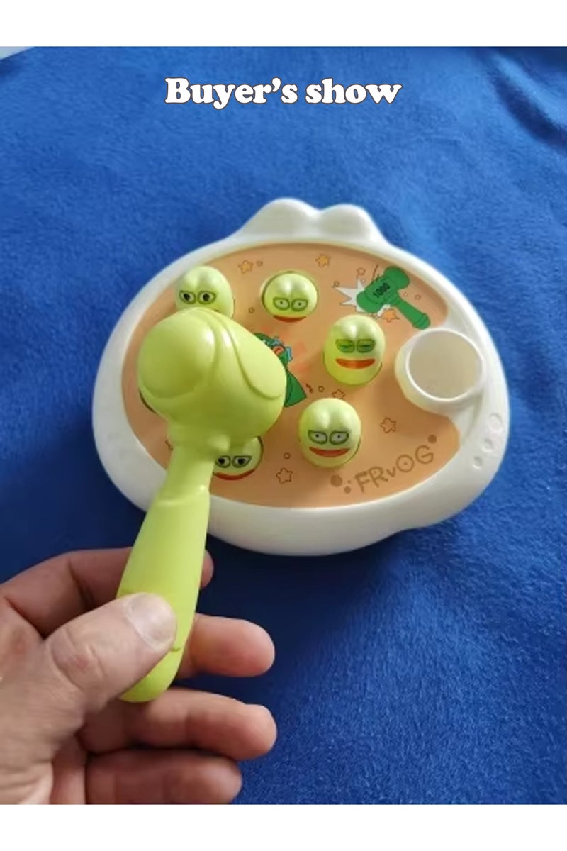 erorex frog no box Duck/Frog/Pig Baby Toy Montessori Learning Game Educational Puzzle Gift for 12 24 Months - Image 2