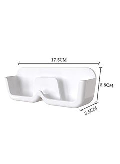 Generic Eyeglass Holder Glasses Stand Storage Rack, Wall Mounted Sunglasses Storage Organizer, Plastic Glasses Frame Display Stand (White)  - Image 2