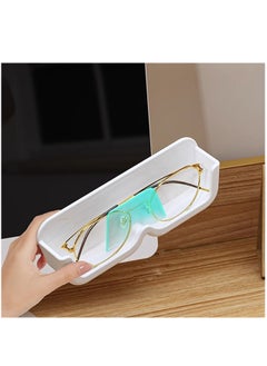 Generic Eyeglass Holder Glasses Stand Storage Rack, Wall Mounted Sunglasses Storage Organizer, Plastic Glasses Frame Display Stand (White)  - Image 5