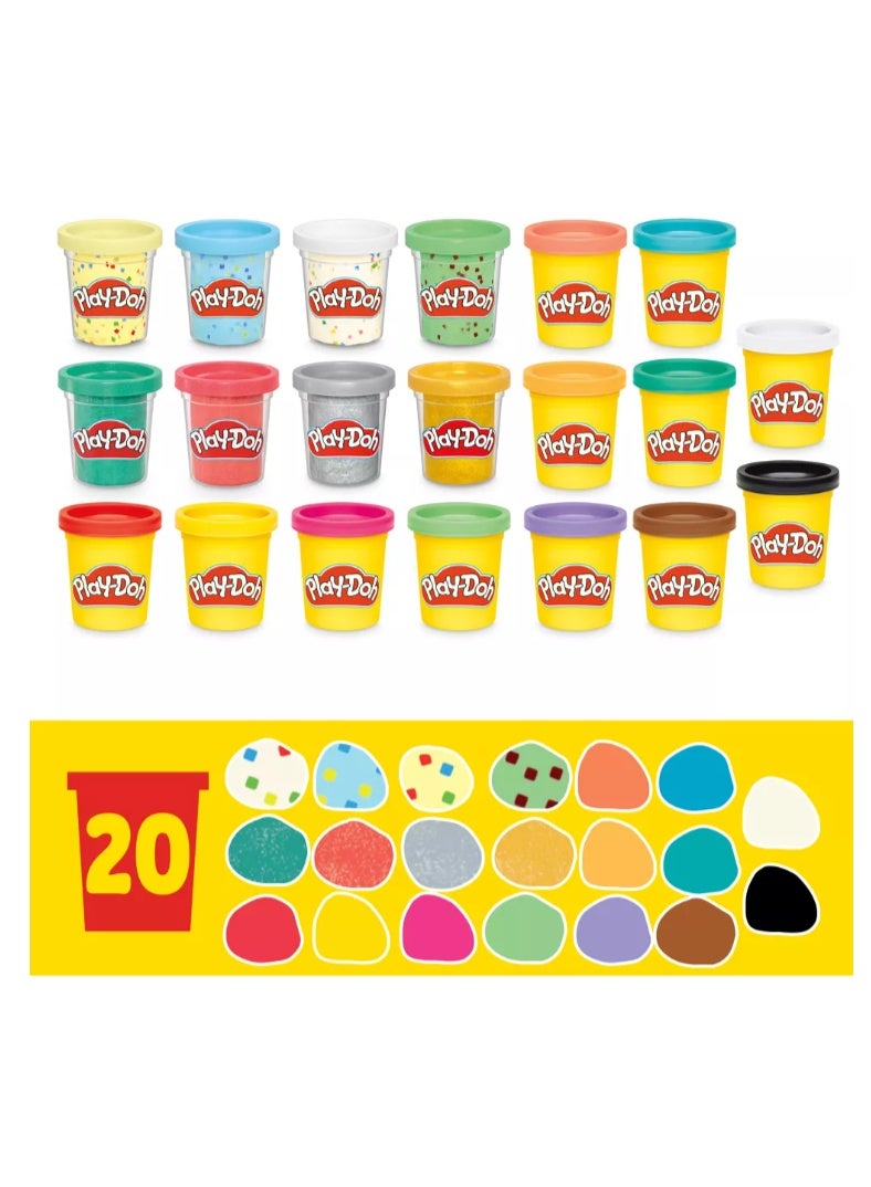Play-Doh Create & Celebrate Modeling Compound 20-Pack, 2 ounce Cans, for Ages 2+ - Image 4