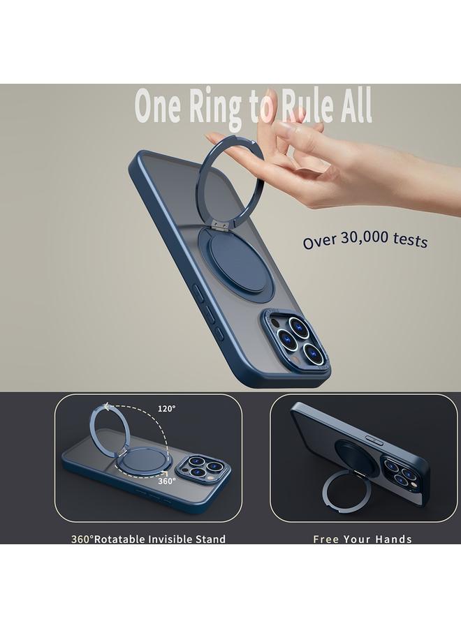 S-TOP Case For iPhone 15 Pro Max 360-degree Rotating MagSafe Magnetic Holder Phone Case - Image 4