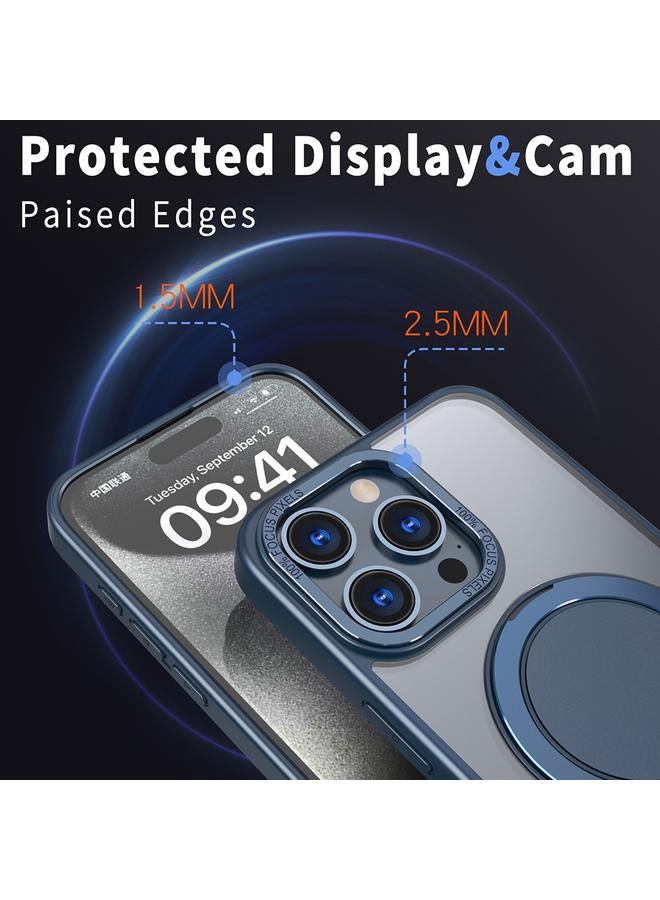S-TOP Case For iPhone 15 Pro Max 360-degree Rotating MagSafe Magnetic Holder Phone Case - Image 5