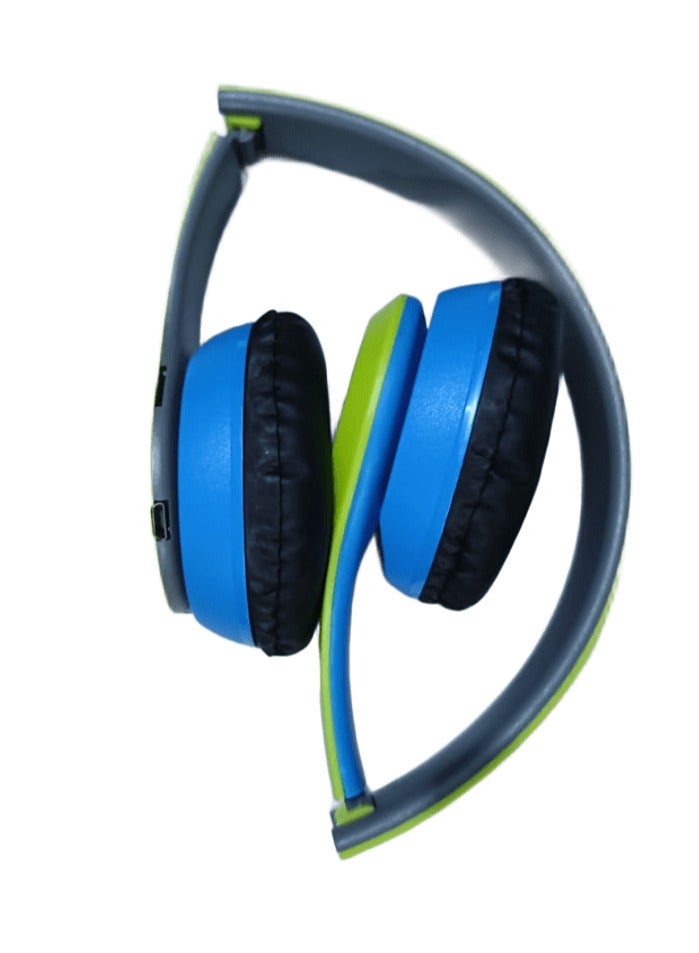 سماعة رأس لاسلكية J47 مزودة بميكروفون وبلوتوث V5.3 وراديو FM وميكروفون خارجي ودعم بطاقة SD - Image 2