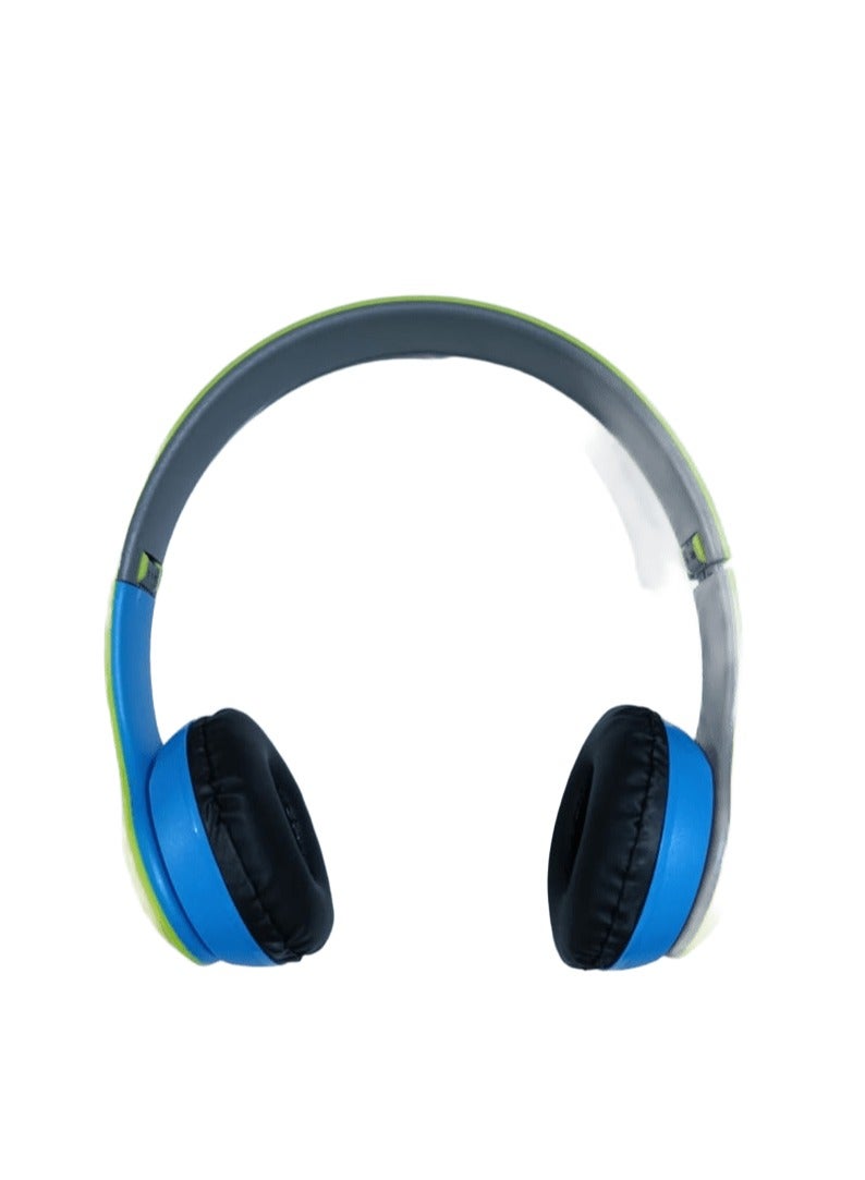 سماعة رأس لاسلكية J47 مزودة بميكروفون وبلوتوث V5.3 وراديو FM وميكروفون خارجي ودعم بطاقة SD - Image 3