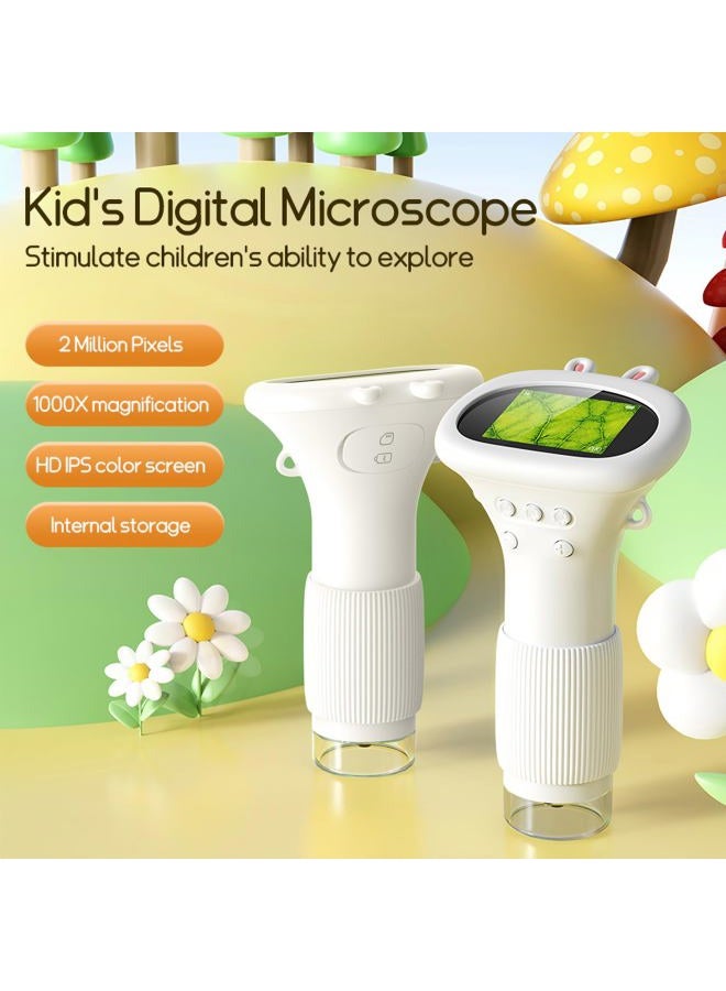WINWEND Kids Microscope - 1000X Portable Digital Microscope | Photo & Video | LED Light | Plastic Material - Image 2