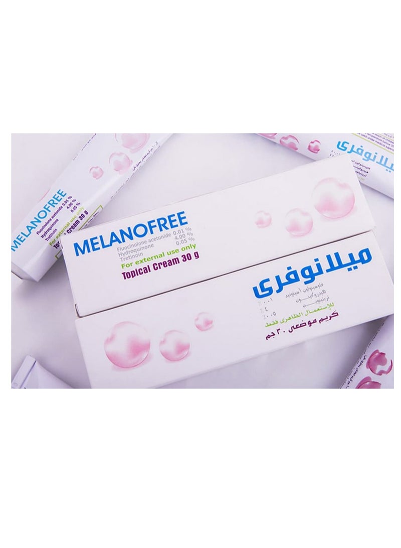 Melano Pharma Melanofree Cream for Skin Lightening and Pigmentation Treatment, 30g - Image 2