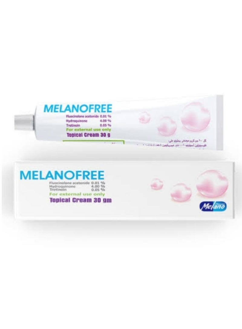 Melano Pharma Melanofree Cream for Skin Lightening and Pigmentation Treatment, 30g - Image 1