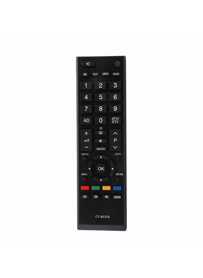 New Replacement Remote Control For Toshiba 3D Smart Led Lcd Tv 42Rv635Db 40Lv665Db 42Av635Db Ct-90326 Black