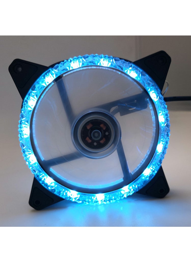 Generic Aurora Eclipse 16LED 12025 Dual Ring PC Case FanIce drill ice blue Ice drill ice blue 
