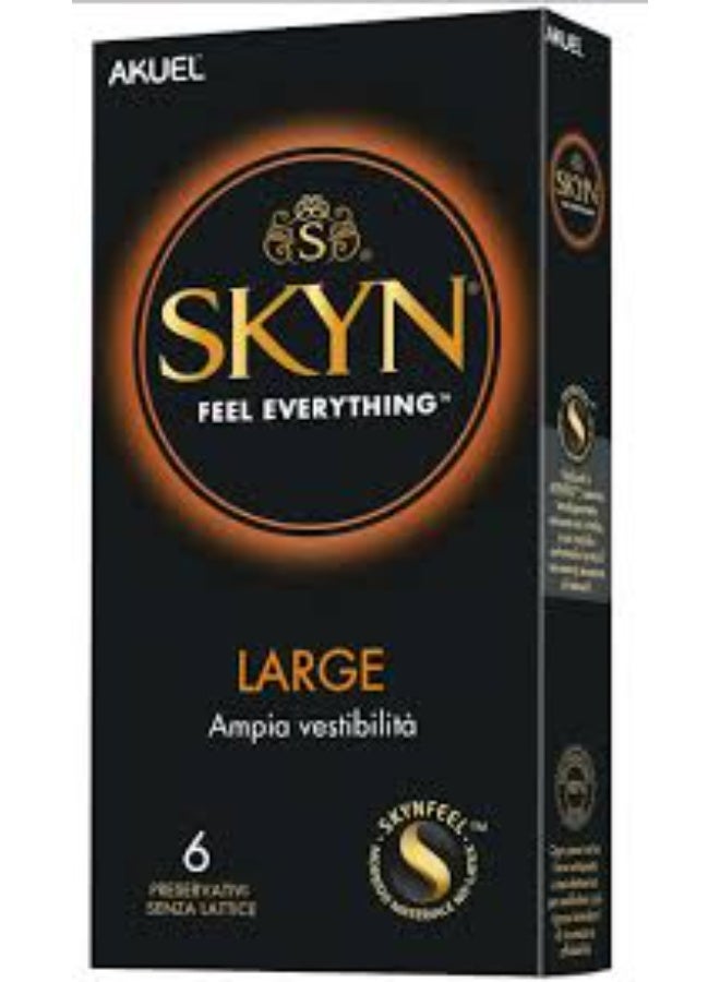SKYN Large Feel Everything غير لاتكس للراحة الفاخرة - 6 قطع - Image 1