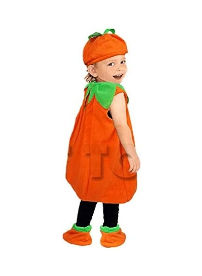 طقم زي تنكري على شكل يقطين لخدع ال أو حلوى التنكر 100سم - Image 2