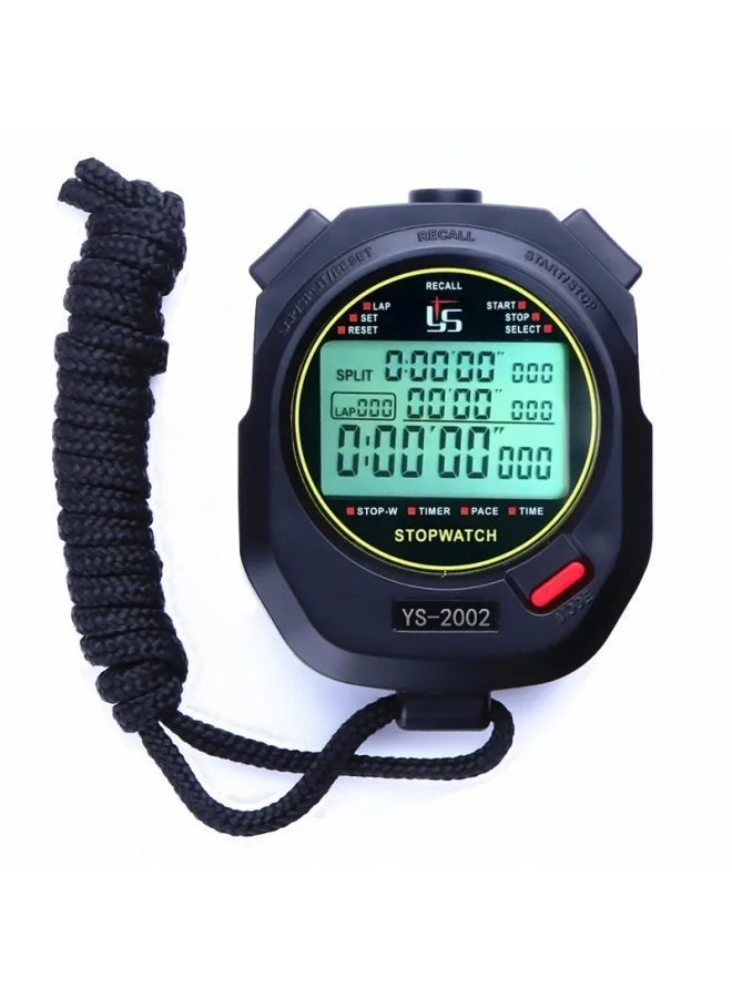 Generic Lightweight Sports Timer Running Training Judging Fitness Code Table Bicycle Speedometer Manufacturer Customized-Display Accuracy:1/1000 Precision 100 Channel Memory (YS2001)  - Image 5