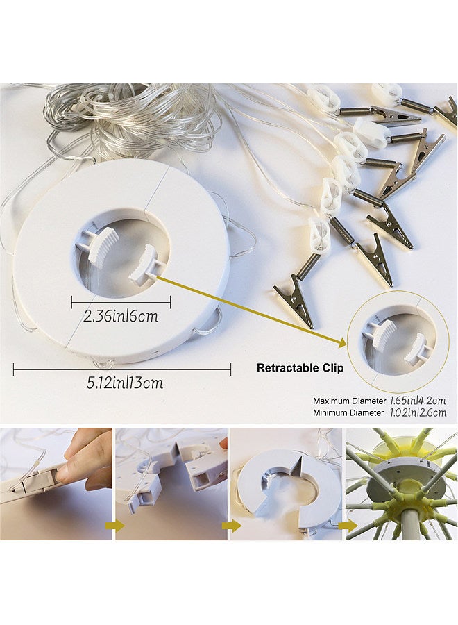Generic LED Parasol Lights LED Leather String Lights Holiday Decoration Colorful Lights Tent Light String  - Image 3