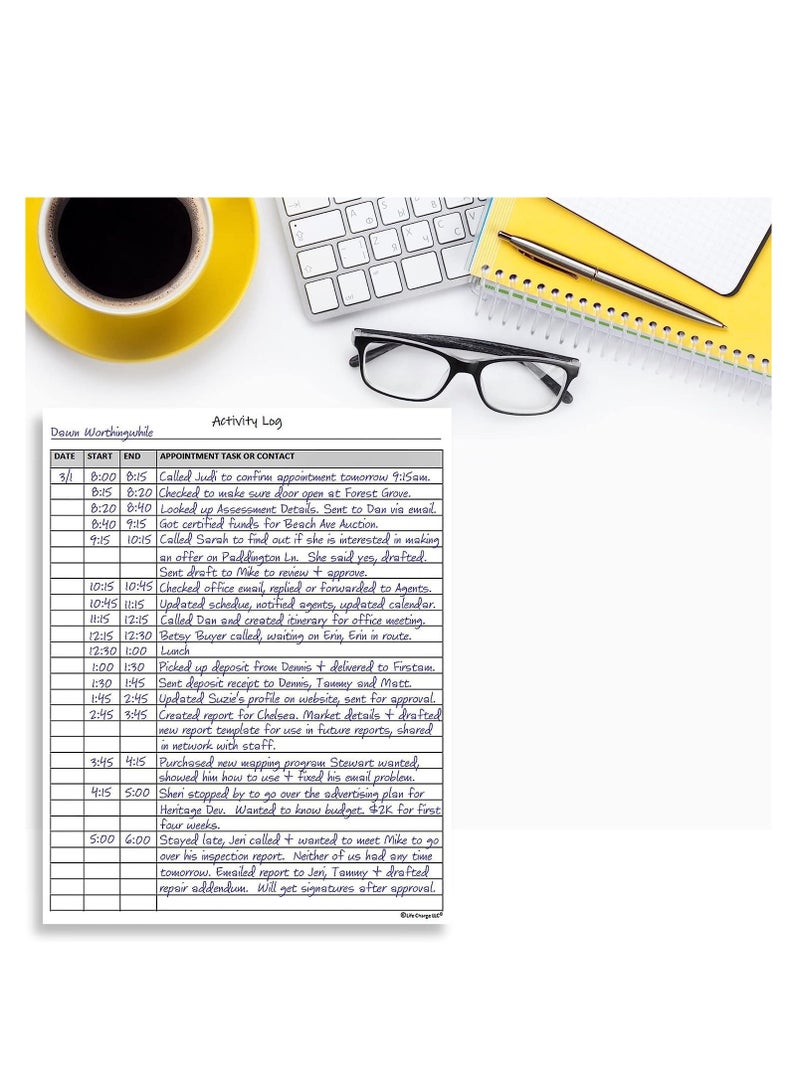 بريميفي 50 صفحة للقيام بقائمة الأنشطة، المفكرة، مخطط يومي وأسبوعي، A4، أوراق تمزيق - Image 5