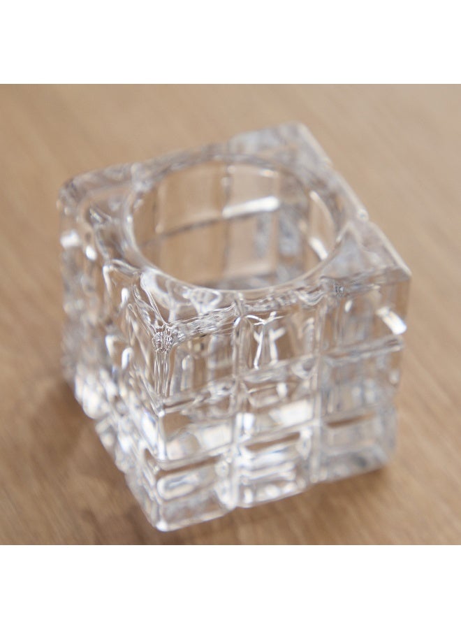 Home Box حامل شموع كريستالي - شفاف - قطعة واحدة - Image 3