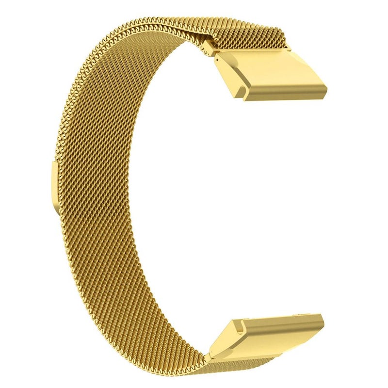 S-TOP For Garmin Fenix 8/7S/6S/5S 20mm xDfind Milanese Quick Fit Metal Watch Band(Gold) - Image 3
