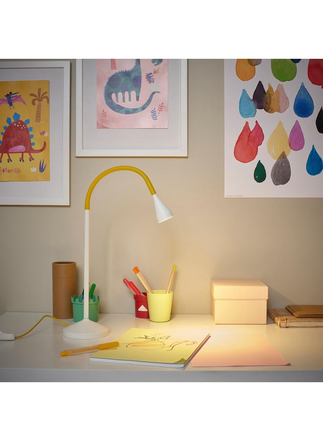 Zaboon Led Desk Lamp, Yellow/White - Image 4