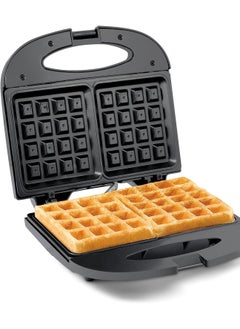 Electric Non Stick PFOA Free Belgian Waffle Maker Iron Breakfast, Sandwiches Snacks Burgers And More 2 Slice