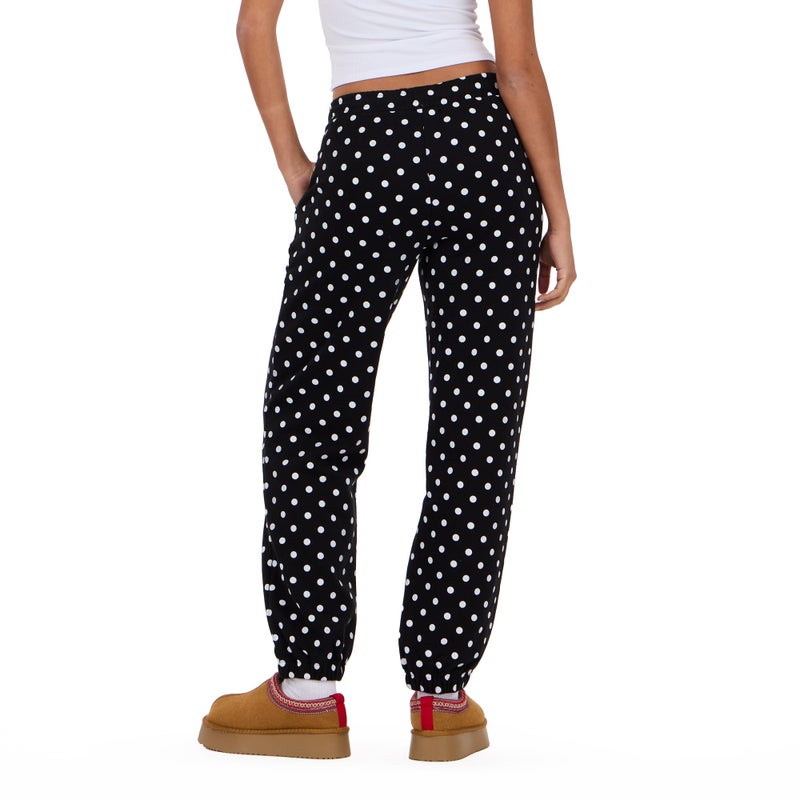 Forever 21 Womenâ€™s Fleece Jogger â€“ Soft Drawstring Sweatpants with Elastic Waist and Cuffs for Everyday Casual Comfort, Black, Medium - Image 4