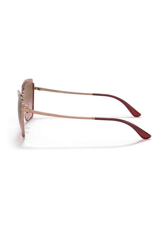 Woman IRREGULAR  SUNGLASSES- VO 4234S - lense size:54mm - TOP BORDEAUX/ROSE GOLD