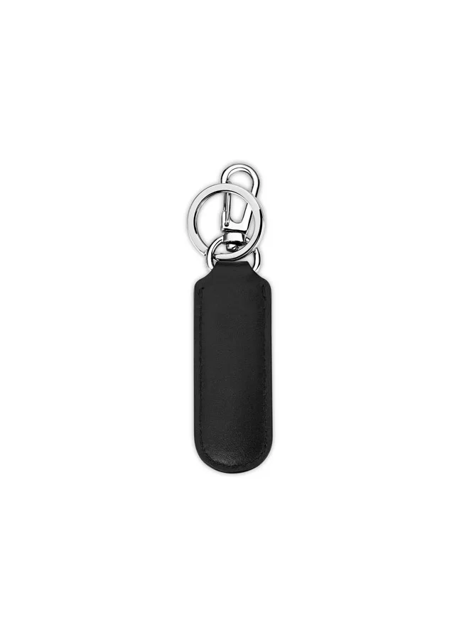 CERRUTI 1881 Cerrutis Black Genuine Leather Keyring For MenCEPR06878M-BLK