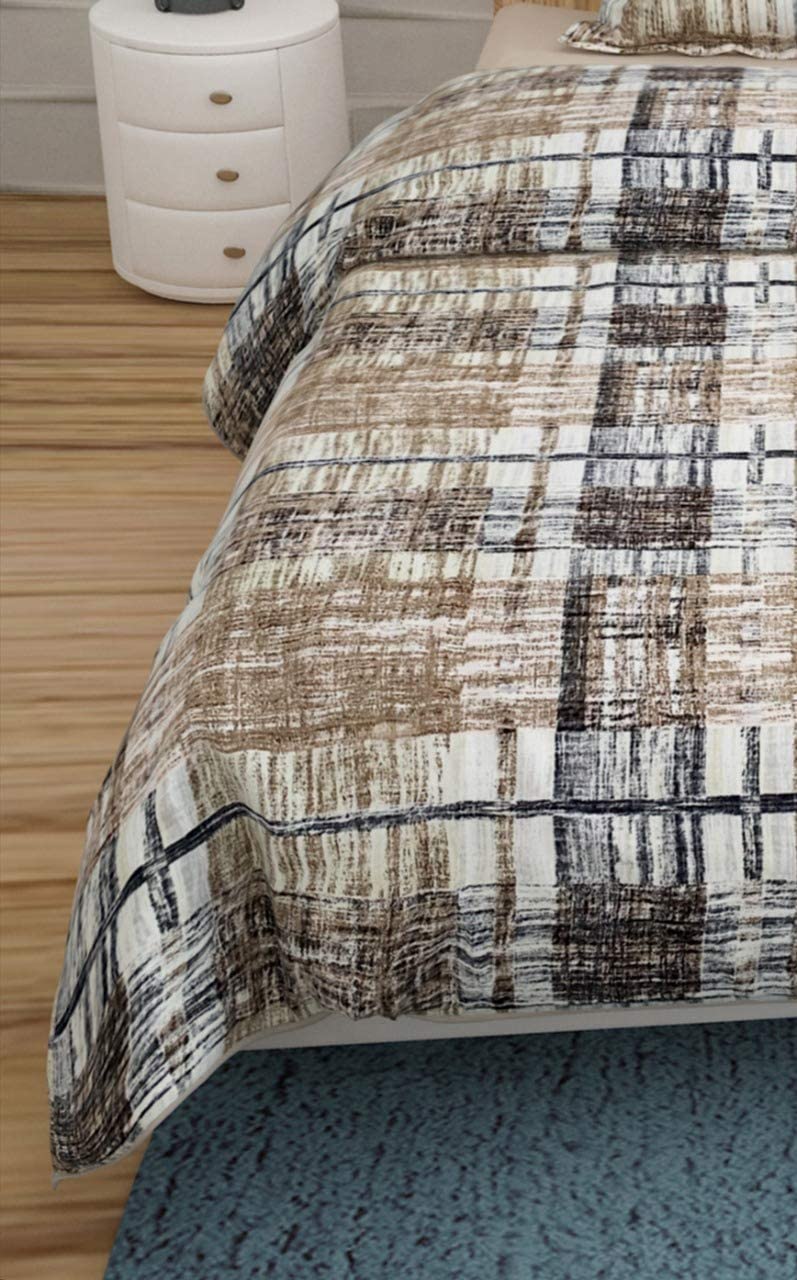 Mosho King Size BedSheet Double Bed 108x108 Inch 9 Feet Without Joints with 2 Pillow Covers - Image 2