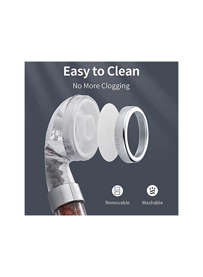 The Bros Filtered Hand Held Shower Head - Ionic Head - Help Reduces Hair Loss - Rainfall Spa - Water Saving - Purifies Water - Remove Chlorine - Image 5