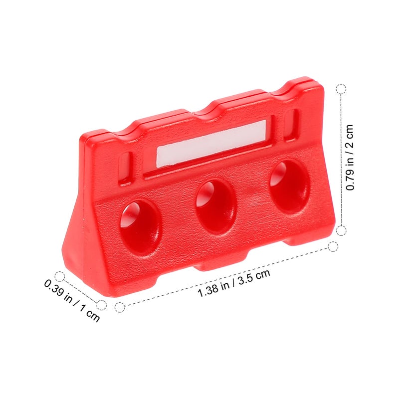 24 Pcs Miniature Road Barricade Toys for Train Layouts School Projects and Decorations - Image 5