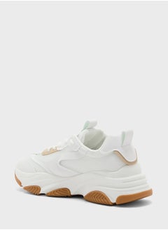 Truffle Contrast Outsole Chunky Sneakers  - Image 2