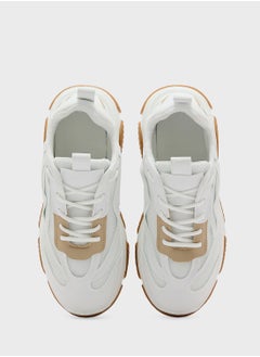 Truffle Contrast Outsole Chunky Sneakers  - Image 4