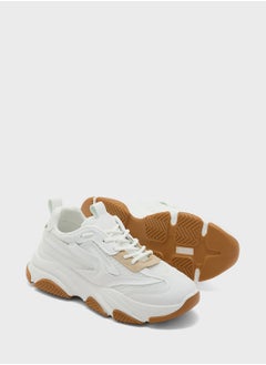 Truffle Contrast Outsole Chunky Sneakers  - Image 3