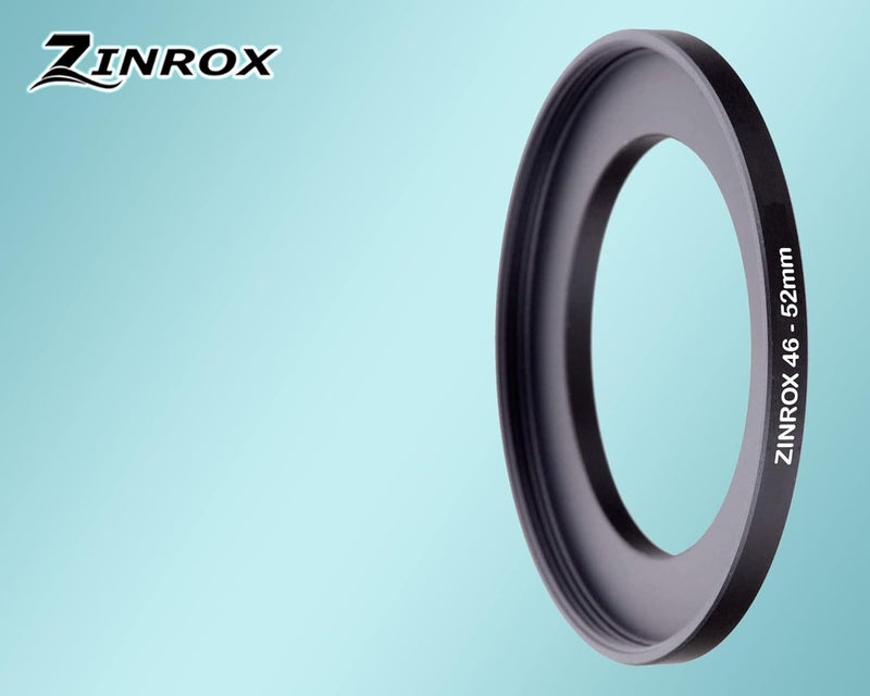 ZINROX® 46-52mm Step Up Lens Filter Adapter Ring, Set of 1 Piece - Size :-46mm to 52mm Stepping Ring - Image 4