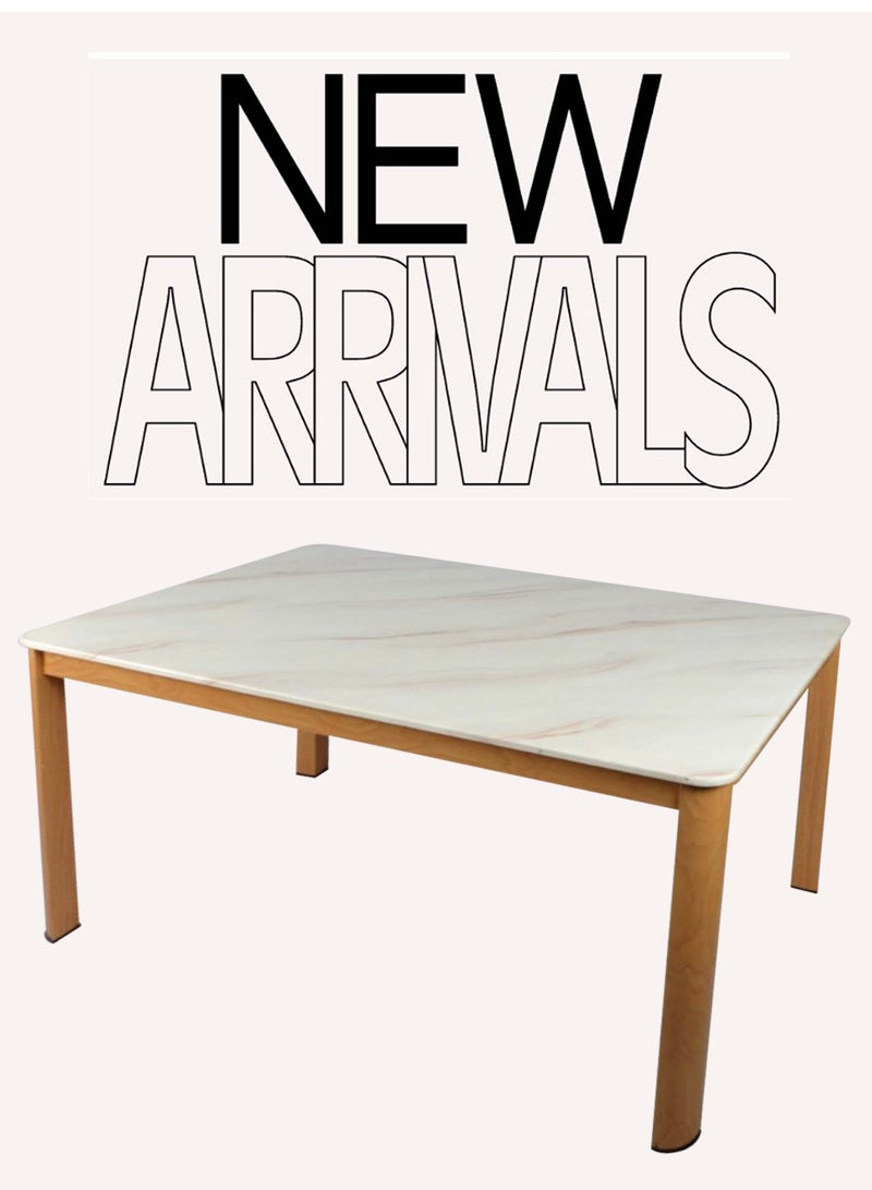Marble Dining Table 150*90*76 CM - Image 1