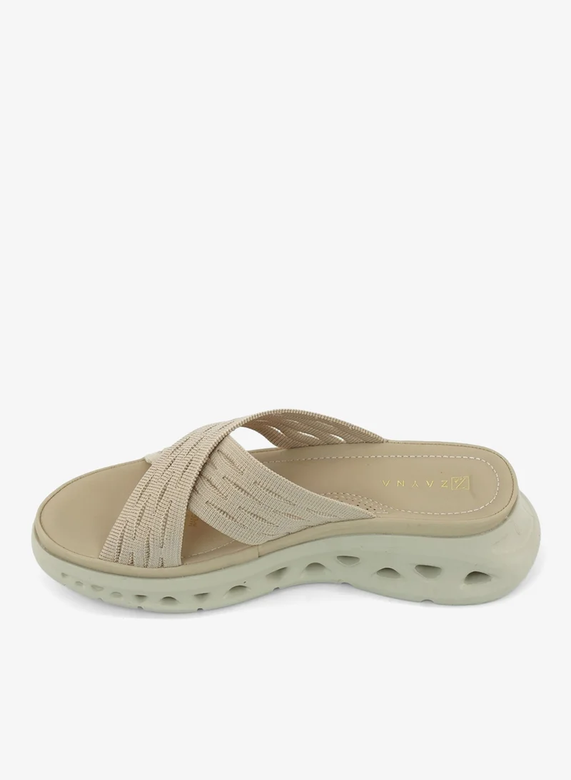 Zayna Nude 221-339 Zayna Ladies Casual Slides 3F2006-912 for Women | Best Price UAE
