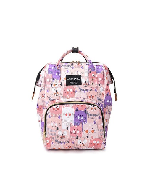 Fashionable Korean version of mommy bag multi-functional large-capacity mother and baby bag diaper bag portable insulation bag bottle backpack
