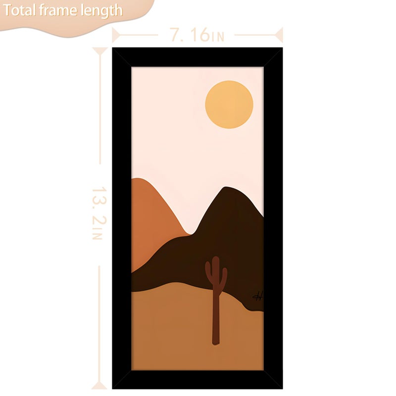 Picrit 6x12 Frame  Photo Frame for Wall Mounting Display  Black - Image 4